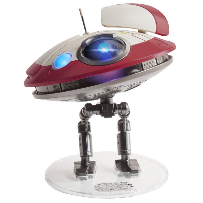 HASBRO Star Wars L0-LA59 Obi-Wan Kenobi - Figurine animatronique de 15 cm avec lumières, sons et mouvements