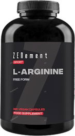 ZENEMENT L-Arginina - Complément Alimentaire 700 mg par Capsule - 360 Capsules Végétales - Vegan, Sans Gluten - Développement Musculaire et Performance Sportive