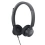 Dell WH3022 Casque audio stéréo filaire avec certificat Microsoft Teams et commandes d'appel intégrées