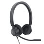 Dell WH3022 Casque audio stéréo filaire avec certificat Microsoft Teams et commandes d'appel intégrées