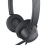 Dell WH3022 Casque audio stéréo filaire avec certificat Microsoft Teams et commandes d'appel intégrées
