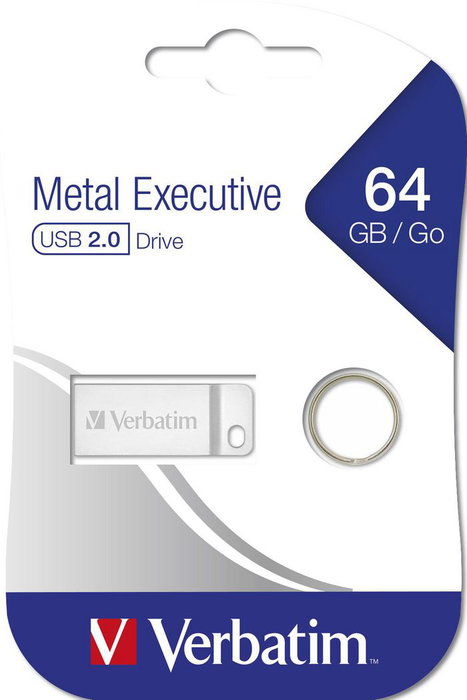 Verbatim Clé USB 2.0 Executive métallique 64GB