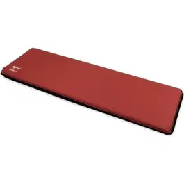 Kampa Comfort 5 SIM - Matelas autogonflant pour 1 personne, dimensions 1.98 m x 0.63 m, Rouge - Sac de rangement inclus