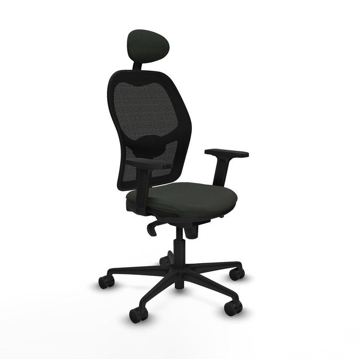Piqueras y Crespo Chaise de Bureau avec Appui-tête Jorquera 2D036N1 Noir Piqueras y Crespo Chaise de Bureau avec Appui-tête Jorquera 2D036N1 Noir