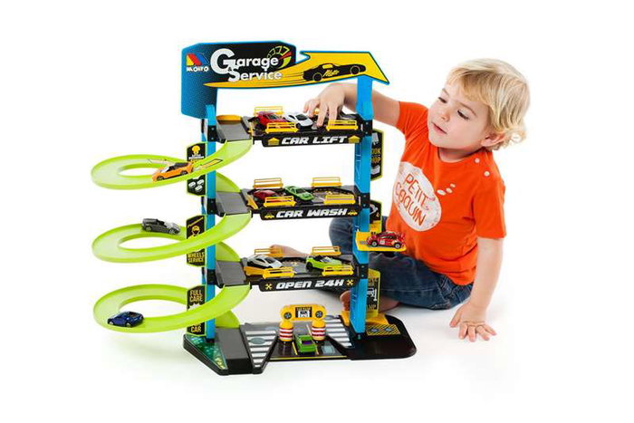 Molto Parking 4 Plantes - Jeu de Construction en Plastique pour Enfants à partir de 3 ans
