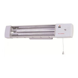 FM Calefacción 1502-c Radian mural 2 barres 1200 W Blanc 57 x 10 x 11 cm