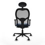 Piqueras y Crespo Chaise de Bureau 1D036N1 Bleu