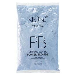 Keune Power Blonde - Set Duo de poudre oxydante blonde pour cheveux, recharge 2 x 500 g