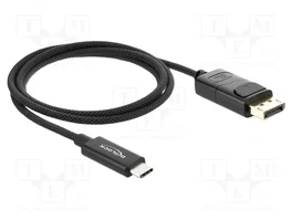 DELOCK Câble USB-C vers DisplayPort 1.2, 1m, Noir