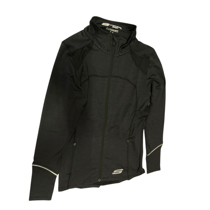 Skechers Leia Mari Veste de sport synthétique pour femme - Noir - Taille 10 Skechers Leia Mari Veste de sport synthétique pour femme - Noir - Taille 10