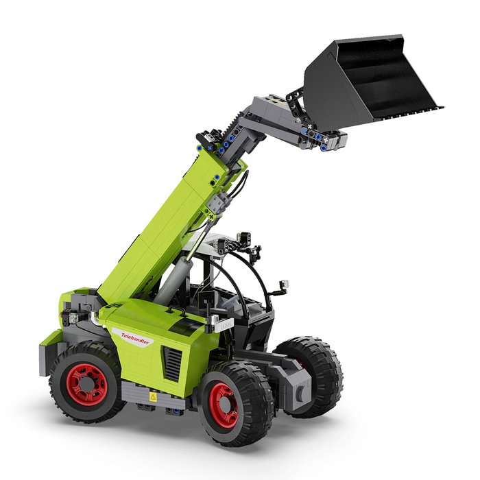 CADA Master - Excavateur RC Multifonction 1469 Pièces - Télécommande avec Lumières et Détails Intérieurs/Extérieurs - +8 Ans