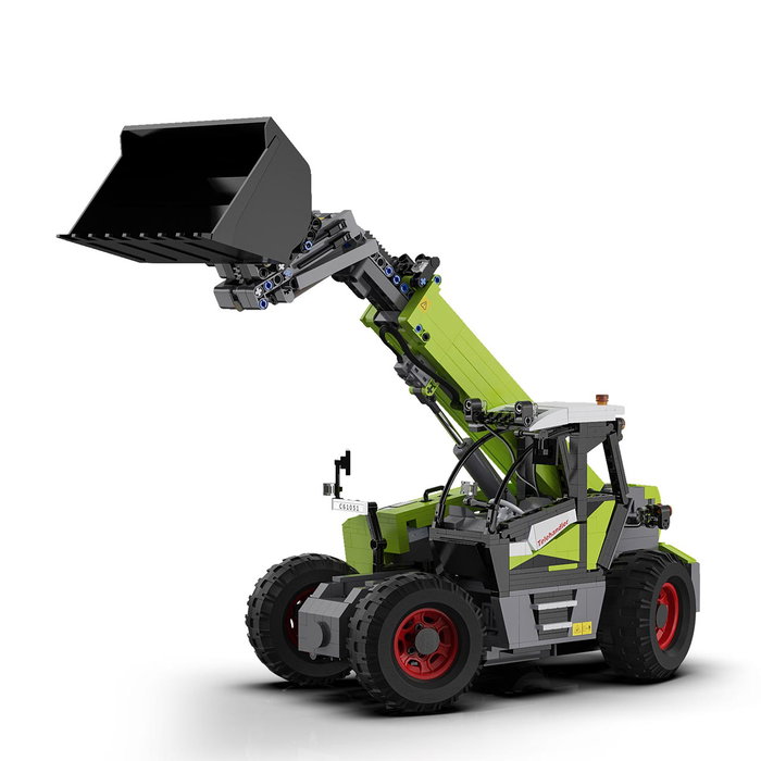 CADA Master - Excavateur RC Multifonction 1469 Pièces - Télécommande avec Lumières et Détails Intérieurs/Extérieurs - +8 Ans