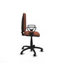 PIQUERAS Y CRESPO Chaise de bureau Aýna, Marron, Accoudoirs fixes