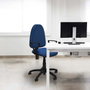 PIQUERAS Y CRESPO Chaise de bureau Aýna, Marron, Accoudoirs fixes