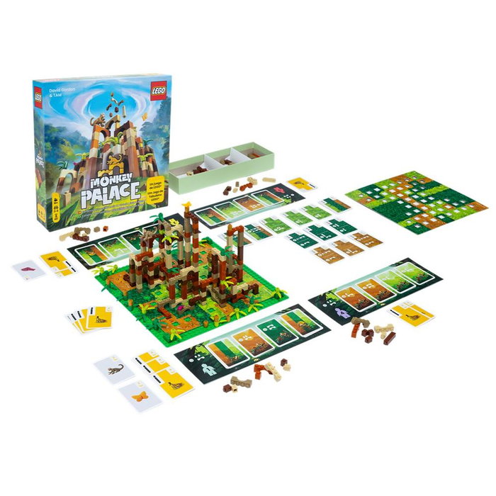 Asmodee DOT10006 Jeu de société Monkey Palace - Stratégie et construction LEGO pour 2-4 joueurs, dès 10 ans - Version espagnole/portugaise Asmodee DOT10006 Jeu de société Monkey Palace - Stratégie et construction LEGO pour 2-4 joueurs, dès 10 ans - Version espagnole/portugaise