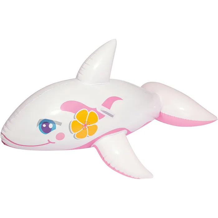Bestway Baleine - Bouée gonflable à chevaucher pour enfant, baleine, siège confortable avec poignées, 148 x 84 x 68 cm, pour piscine ou mer