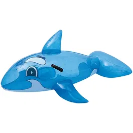 Bestway Baleine - Bouée gonflable à chevaucher pour enfant, baleine, siège confortable avec poignées, 148 x 84 x 68 cm, pour piscine ou mer