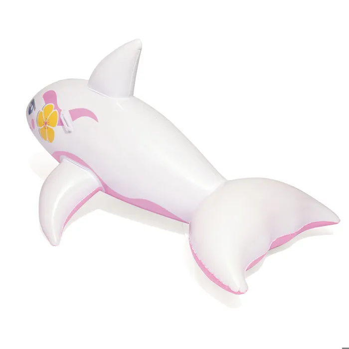 Bestway Baleine - Bouée gonflable à chevaucher pour enfant, baleine, siège confortable avec poignées, 148 x 84 x 68 cm, pour piscine ou mer