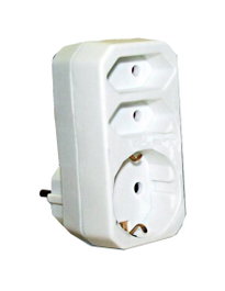 SIMON FINSTOCK Adaptateur de bloc 2+1 prises