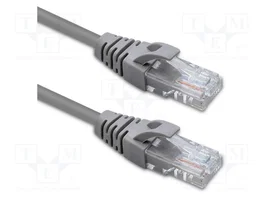 QOLTEC Câble Ethernet Patch Cord Cat 5e U/UTP 1,5m Gris