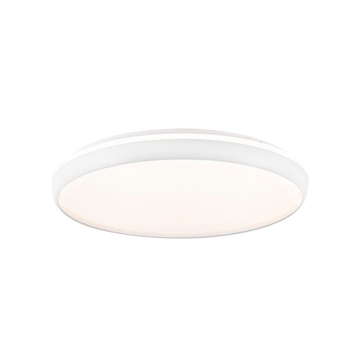 Cristalrecord Plafonnier LED circulaire Charly, 80 W, blanc, ø60 x 7 cm Cristalrecord Plafonnier LED circulaire Charly, 80 W, blanc, ø60 x 7 cm