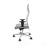 Piqueras y Crespo Chaise de Bureau Albacete Gris clair et Blanc