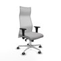 Piqueras y Crespo Chaise de Bureau Albacete Gris clair et Blanc