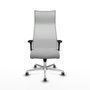Piqueras y Crespo Chaise de Bureau Albacete Gris clair et Blanc