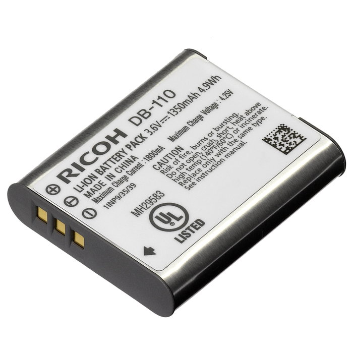 Ricoh DB-110 Batterie Lithium-ion 1350 mAh Ricoh DB-110 Batterie Lithium-ion 1350 mAh