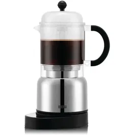 Bodum CHAMBORD 12099-16EURO Cafetière espresso électrique programmable avec Wifi et application, 0,35 L, 500 W, pour jusqu'à 6 tasses, design en inox
