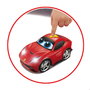 BURAGO Voiture-jouet Ferrari pour enfant avec lumière et son - Jouet à pousser pour +12 mois (15x9x18cm)