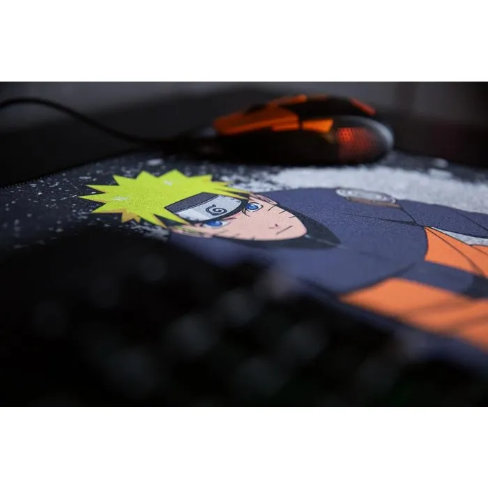 Konix Tapis de souris gaming XXL 90 x 46 cm Naruto Shippuden, microfibre, base antidérapante en caoutchouc, format bureau, noir Konix Tapis de souris gaming XXL 90 x 46 cm Naruto Shippuden, microfibre, base antidérapante en caoutchouc, format bureau, noir