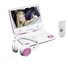 Lenco DVP-910 Lecteur DVD de voyage Rose