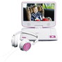 Lenco DVP-910 Lecteur DVD de voyage Rose