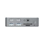 Conceptronic DONN25G Station d'accueil 15 en 1 USB-C 3.2 Gen 2 avec HDMI, Ethernet, lecteur carte, argent