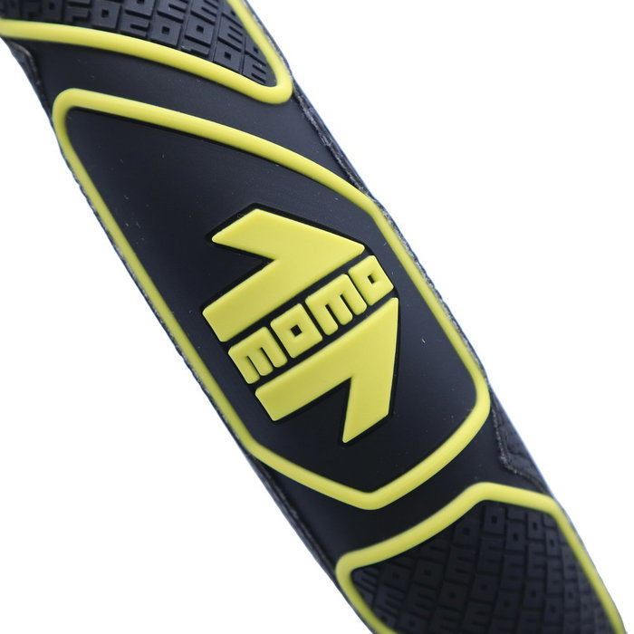 Momo Housse De Volant Momo Profile Noir-Jaune M 38-39 cm MOMLSWC0PROBY Style Sportif Polyuréthane