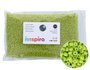 Innspiro Perles de rocaille en verre rond opaque vert avocat 2,3 mm 500g