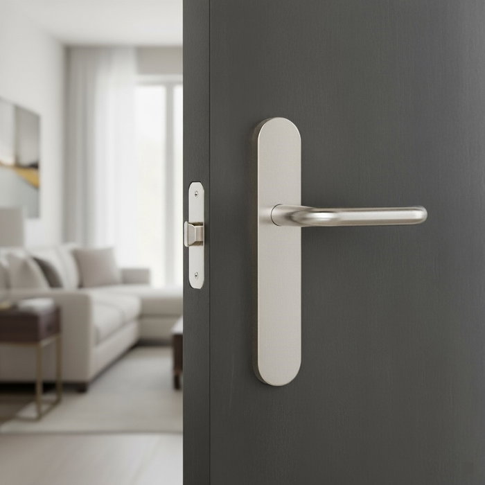 HERRAJES ALK Inox-Art Hades Poignée de porte inoxydable 245 x 45 mm avec trous occultes en forme de U