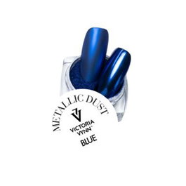 Victoria Vynn Poudre Métallique Metallic Dust pour Nail Art - Bleu (2g) - Pour Finition Miroir ou Mate Veloutée