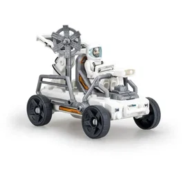 Silverlit ASTROPOD - Véhicule solaire motorisé 11 cm à construire - 20 pièces - Fonctionne à pile ou énergie solaire - Figurine incluse - À partir de 6 ans