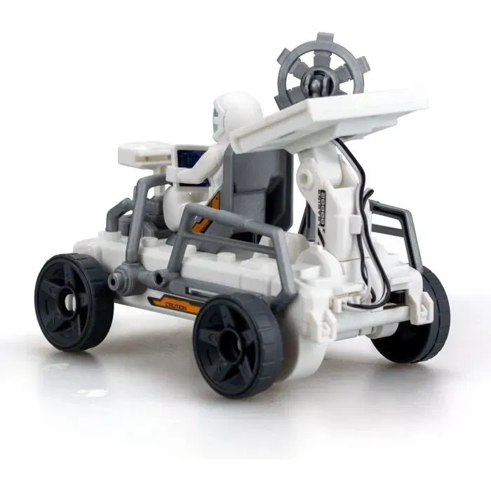 Silverlit ASTROPOD - Véhicule solaire motorisé 11 cm à construire - 20 pièces - Fonctionne à pile ou énergie solaire - Figurine incluse - À partir de 6 ans