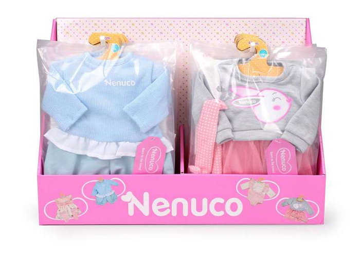 Nenuco Vêtements de poupée 42 cm avec cintre - Modèles assortis