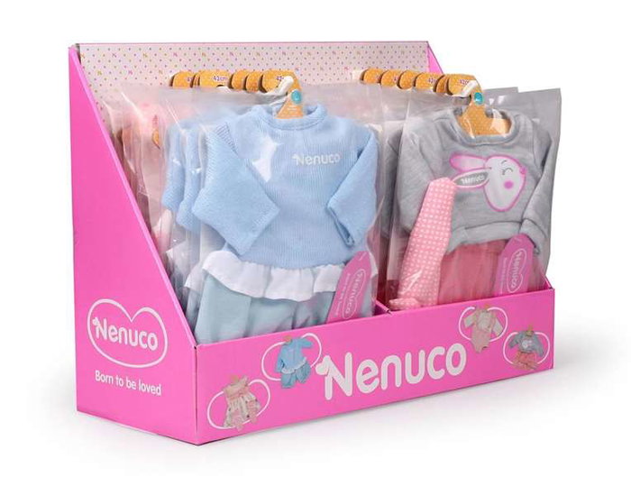 Nenuco Vêtements de poupée 42 cm avec cintre - Modèles assortis