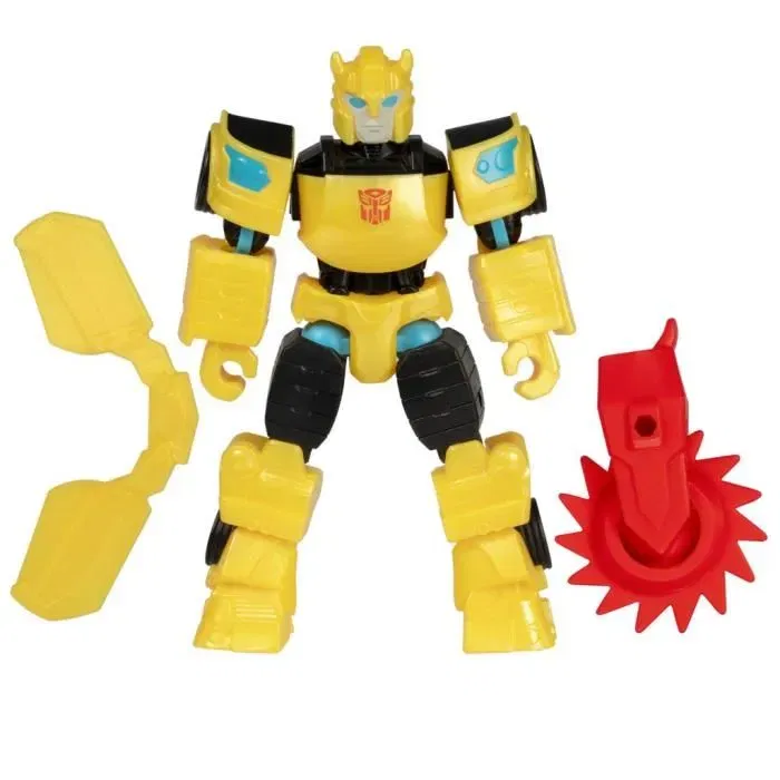 Hasbro MixMashers - Figurine personnalisable Transformers Bumblebee 12 cm avec accessoires, à mélanger et combiner, à partir de 4 ans Hasbro MixMashers - Figurine personnalisable Transformers Bumblebee 12 cm avec accessoires, à mélanger et combiner, à partir de 4 ans
