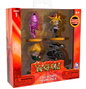 Bizak Pack 4 Figurines Yu-Gi-Oh! Saga 2 - Yugi, Wheeler, Magicien Sombre, Dragon Noir - 6 cm