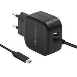 QOLTEC Chargeur USB 17W USB et USB C