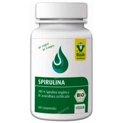 RAAB VITALFOOD Alga Spirulina Bio Vegan 200 comprimés RAAB VITALFOOD Alga Spirulina Bio Vegan 200 comprimés
