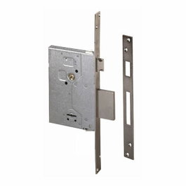 Cisa Serrure à embutir de borjas 57250.60.0, 60 mm, Nickel