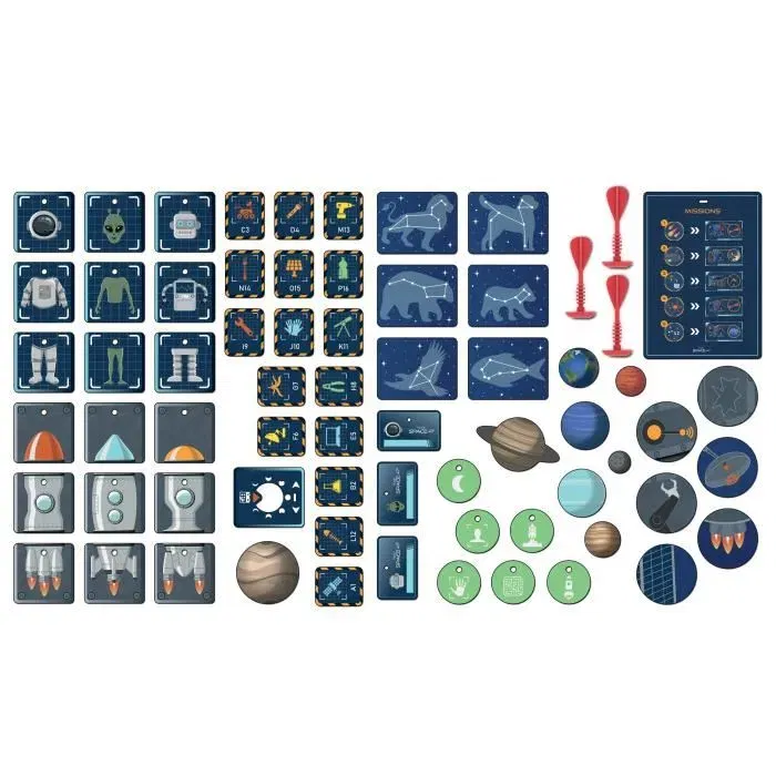 Smoby - Space Center - Jouet éducatif de découverte de l'espace avec 15 activités pour enfant à partir de 5 ans