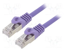 GEMBIRD Cordon de raccordement Cat 6a S/FTP 1m violet
